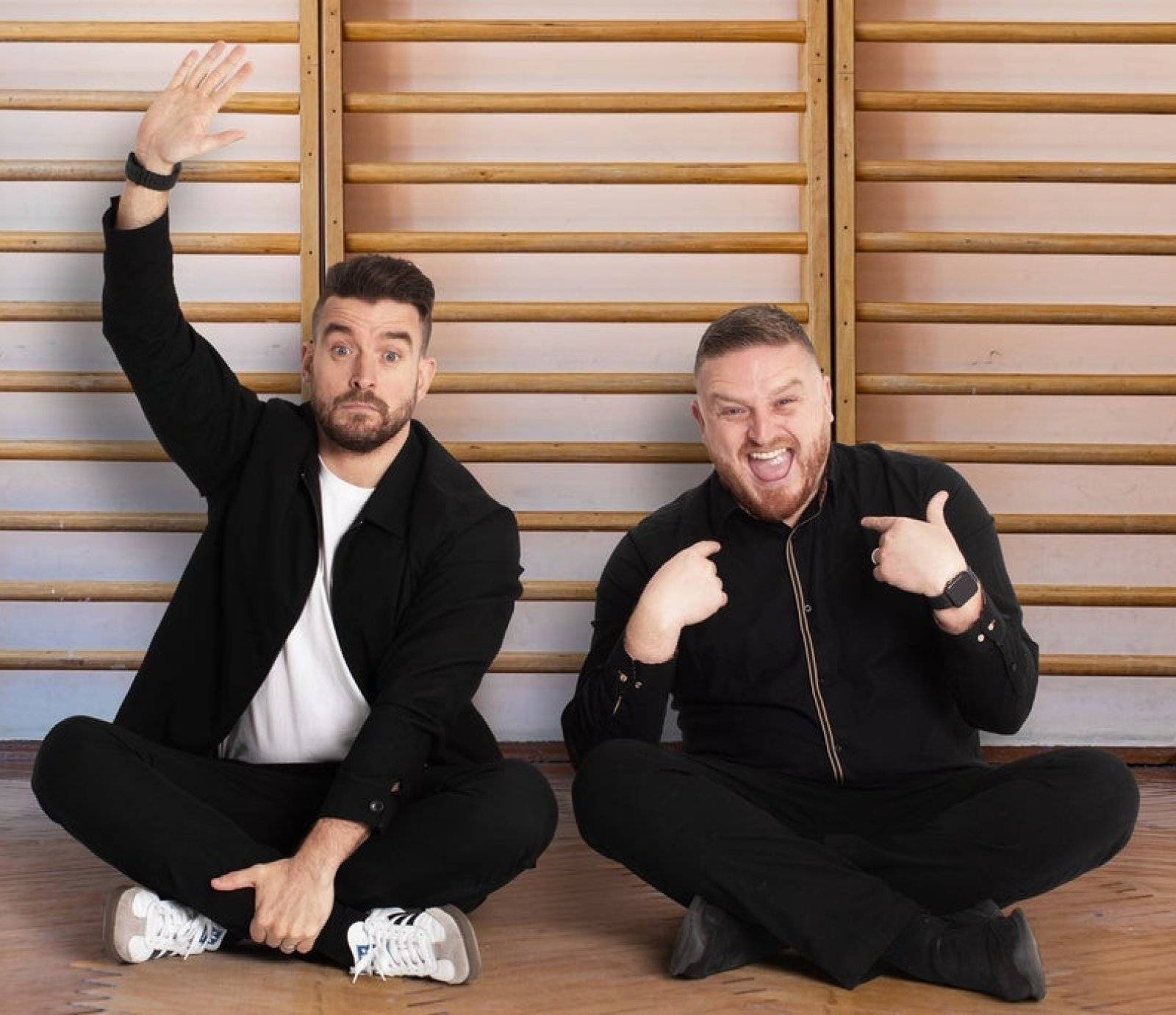 Two Mr P's in a Podcast Live events