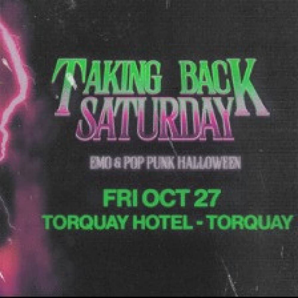 Taking Back Saturday: Emo & Pop Punk Halloween events