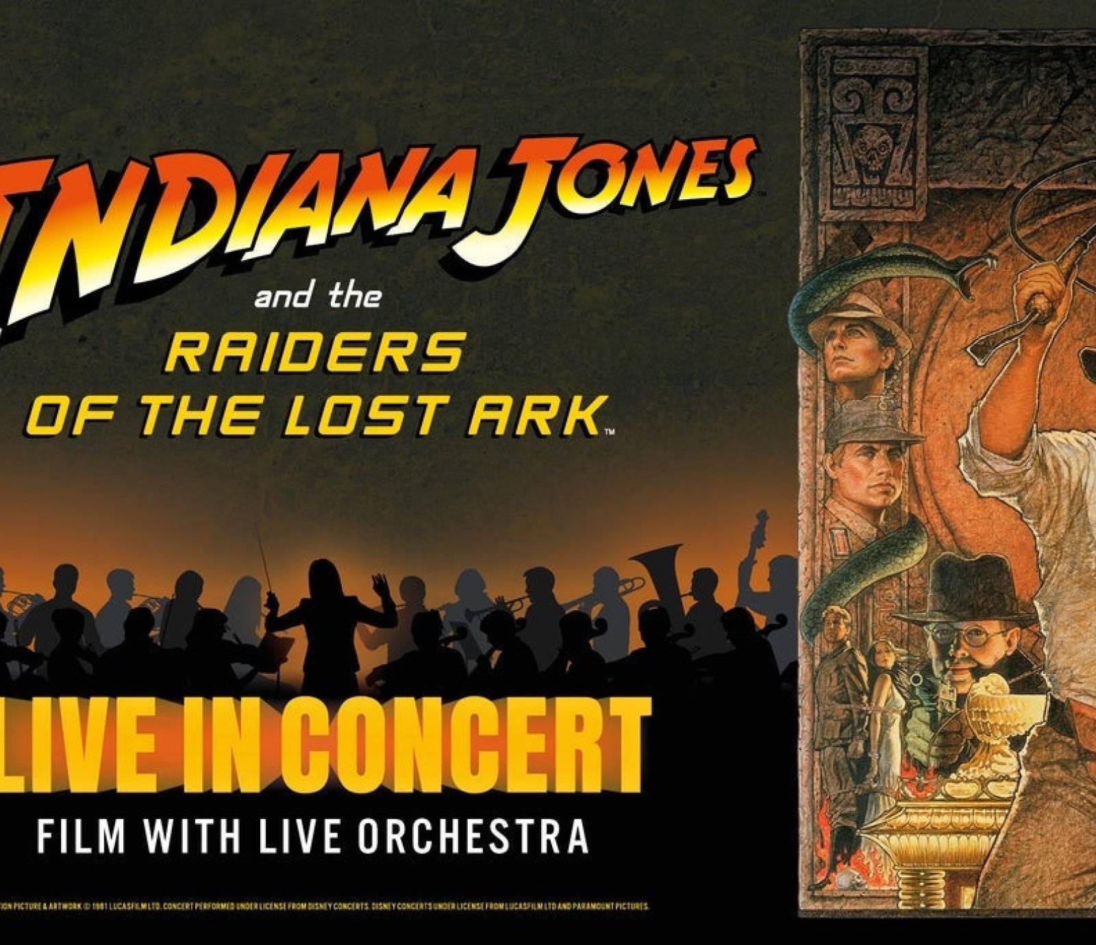 Indiana Jones: Raiders of the Lost Ark Live events
