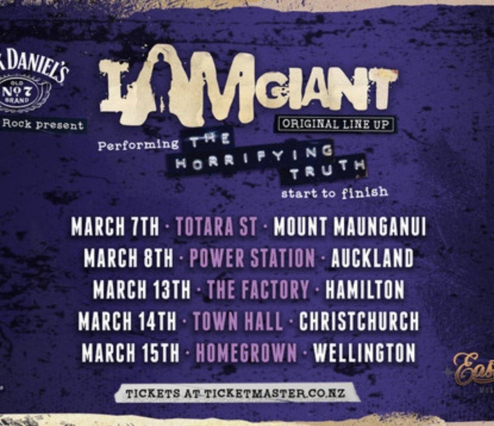 I Am Giant events