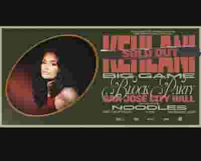 Kehlani tickets blurred poster image