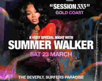 Summer Walker tickets blurred poster image