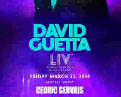 Miami Music Week - David Guetta tickets blurred poster image