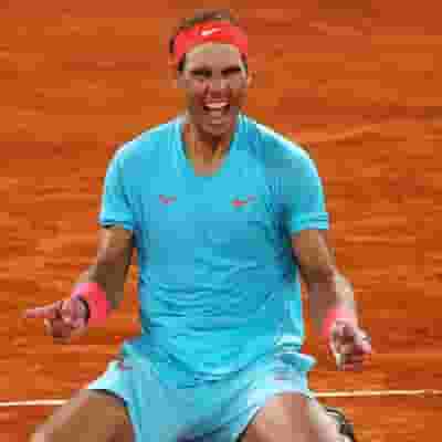 Rafael Nadal blurred poster image