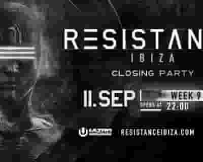 Resistance Ibiza Closing Party tickets blurred poster image