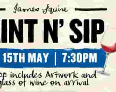 PAINT 'N' SIP tickets blurred poster image