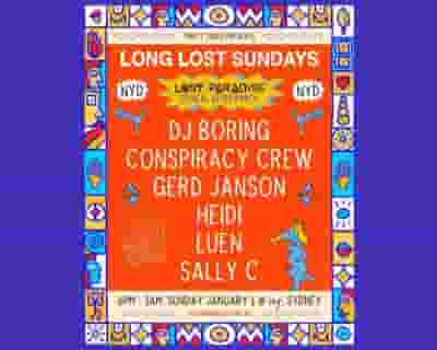 Lost Sundays NYD ft. DJ Boring, Gerd Janson, Heidi, Sally C & friends tickets blurred poster image