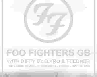 Foo Fighters GB tickets blurred poster image