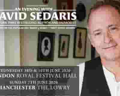 David Sedaris blurred poster image