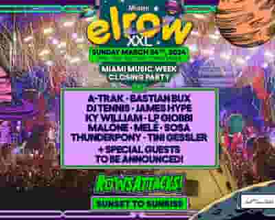 elrow Miami Music Week: RowsAttacks! 2024 tickets blurred poster image