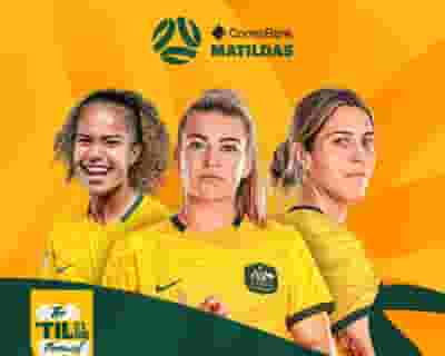 CommBank Matildas v China PR tickets blurred poster image