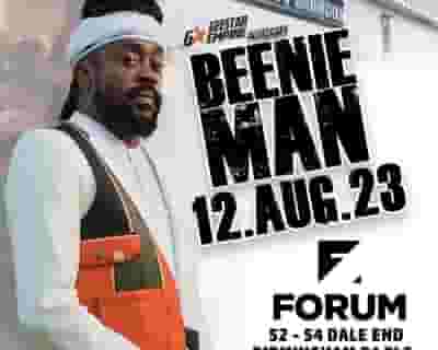 Beenie Man tickets blurred poster image