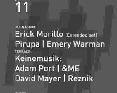 Egg presents: Erick Morillo (Extended Set), Pirupa + Keinemusik - &Me, Adam Port, David Meyer tickets blurred poster image
