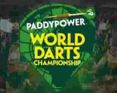 23/24 Paddy Power World Darts Championship tickets blurred poster image
