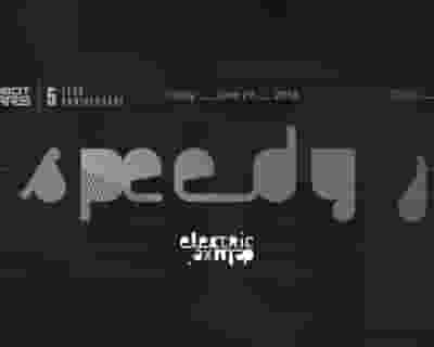 Speedy J tickets blurred poster image
