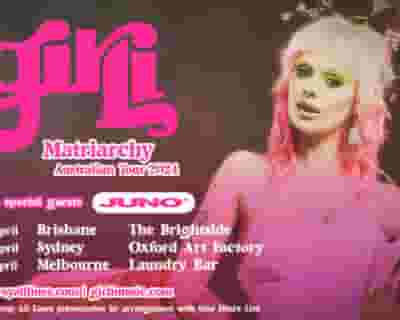 girli Matriarchy Australian Tour tickets blurred poster image