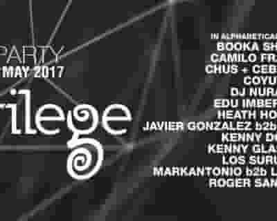 PRIVILEGE Ibiza Opening Party tickets blurred poster image