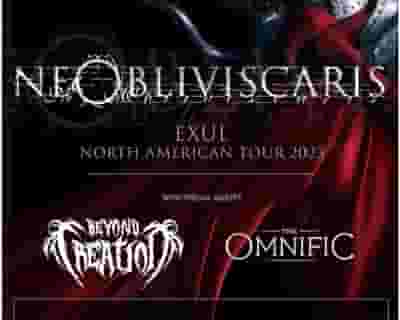 Ne Obliviscaris, Beyond Creation, The Omnific tickets blurred poster image