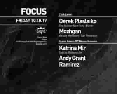 Focus: Derek Plaslaiko - Mozhgan - Katrina Mir - Andy Grant - Ramirez tickets blurred poster image