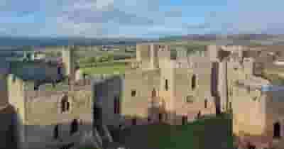 Ludlow Castle blurred poster image