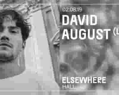 David August tickets blurred poster image