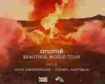 Anamē tickets blurred poster image