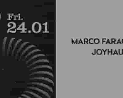 Fuse presents: Marco Faraone & Joyhauser tickets blurred poster image