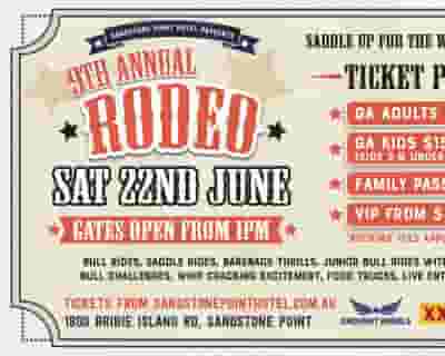 Sandstone Point Hotel 9th Annual Rodeo tickets blurred poster image