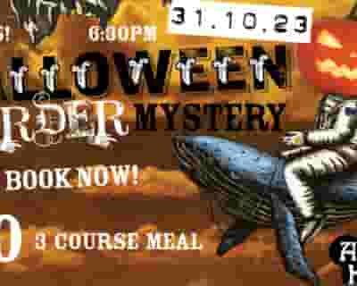 Halloween Murder Mystery tickets blurred poster image