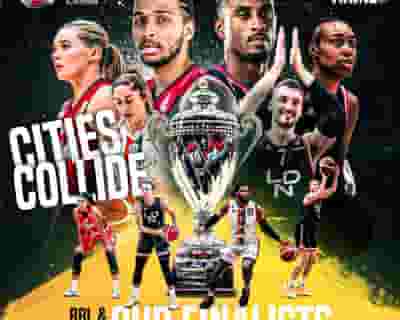 British Basketball Cup Finals 2023 tickets blurred poster image