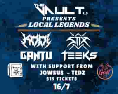 The Vault ft Local Legends tickets blurred poster image