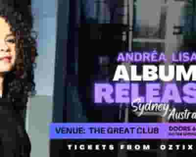 Andréa Lisa tickets blurred poster image