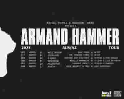 Armand Hammer tickets blurred poster image