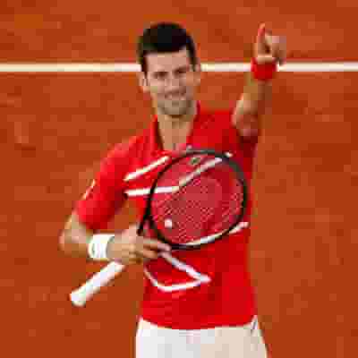 Novak Djokovic blurred poster image