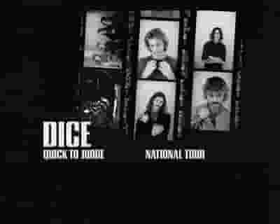 DICE tickets blurred poster image