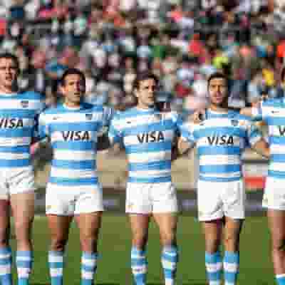 Argentina national rugby union team blurred poster image