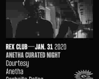 Anetha Curated Night: Courtesy, Anetha, Corbeille Dallas tickets blurred poster image
