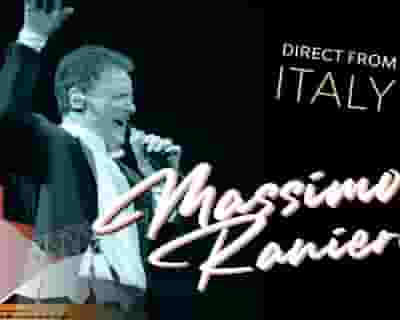 Massimo Ranieri tickets blurred poster image