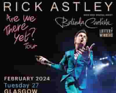 Rick Astley tickets blurred poster image