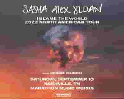 Sasha Alex Sloan - I Blame The World Tour tickets blurred poster image
