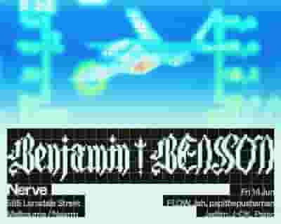 Benjamin + BENSON tickets blurred poster image
