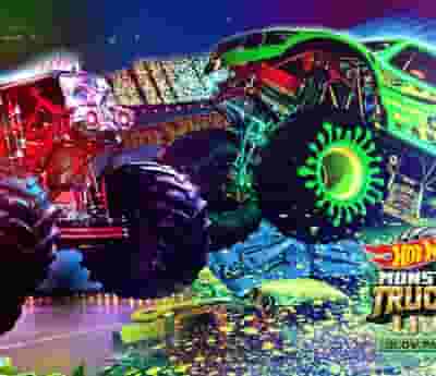 Hot Wheels Monster Trucks Live Glow Party blurred poster image