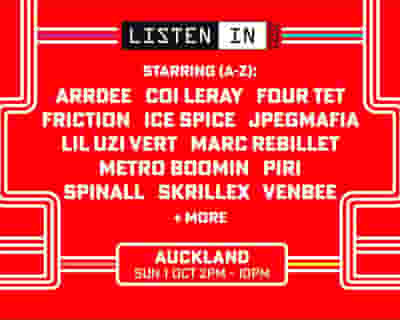 Listen In 2023 | Auckland tickets blurred poster image