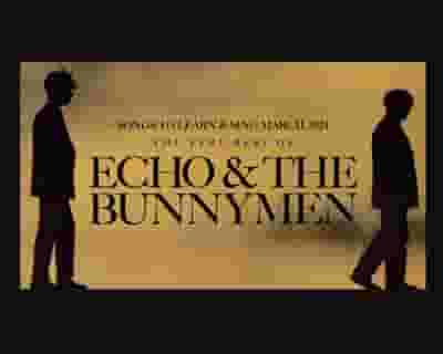 Echo and The Bunnymen tickets blurred poster image