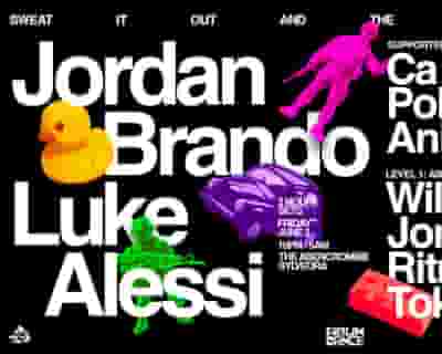 Jordan Brando x Luke Alessi tickets blurred poster image