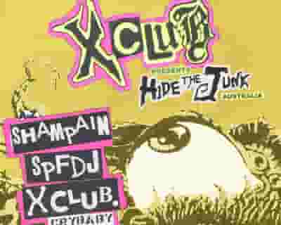 X CLUB tickets blurred poster image