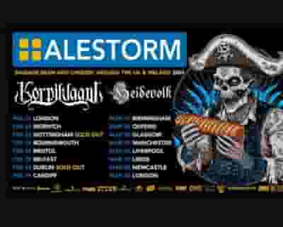 Alestorm + Korpiklaani + Heidevolk tickets blurred poster image
