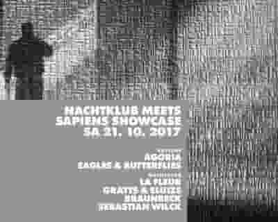 Nachtklub Meets Sapiens tickets blurred poster image