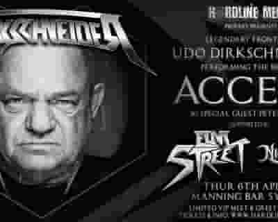 Udo Dirkschneider tickets blurred poster image