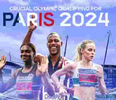 UK Athletics Championships blurred poster image